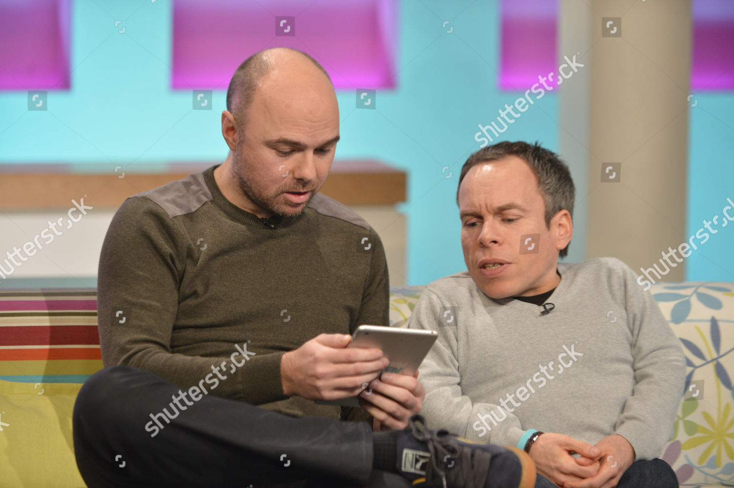 Karl Pilkington Warwick Davis Editorial Stock Photo - Stock Image