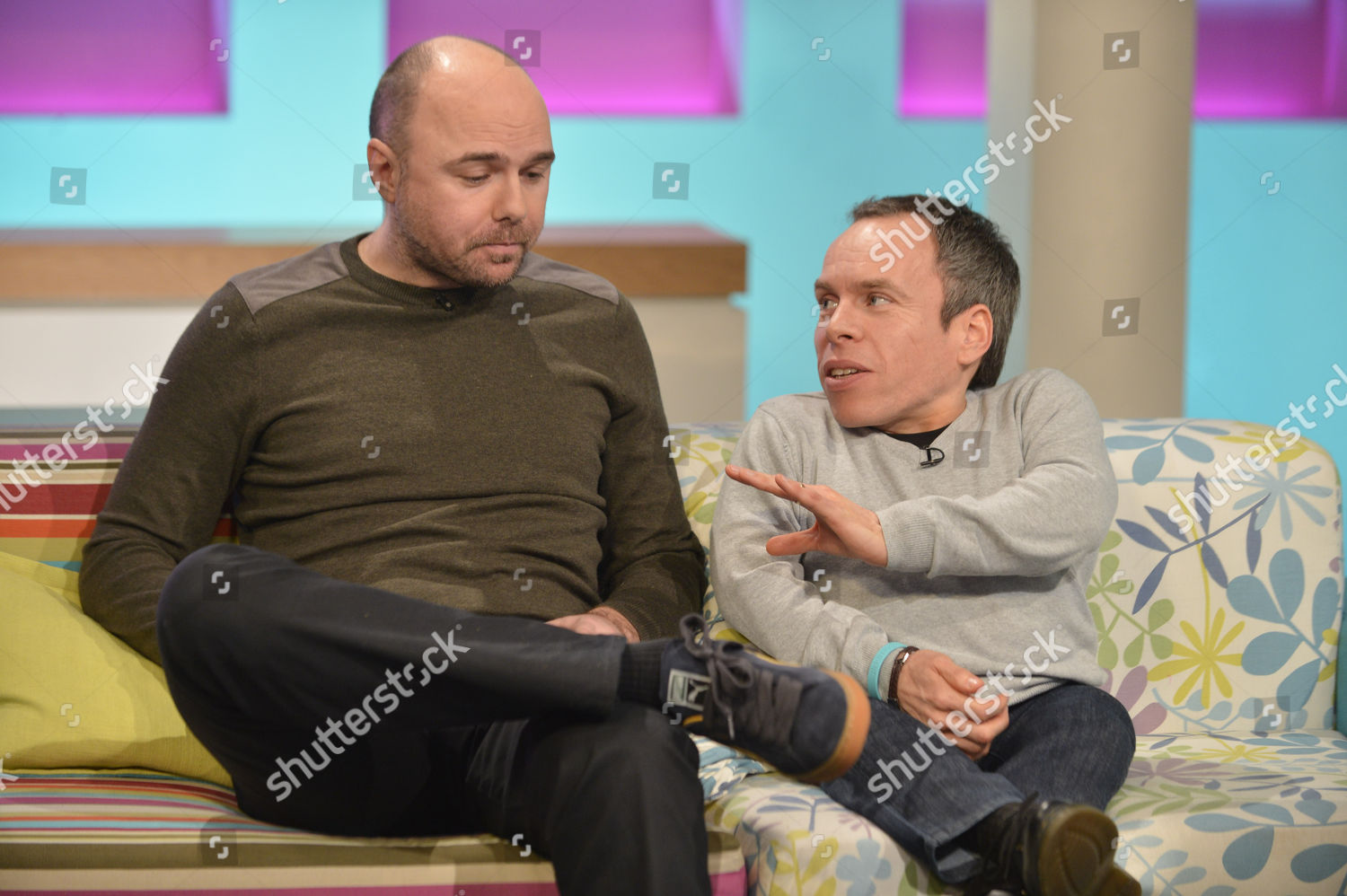 Karl Pilkington Warwick Davis Editorial Stock Photo - Stock Image
