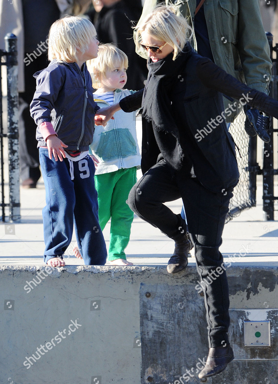 Naomi Watts Sons Alexander Pete Samuel Editorial Stock Photo - Stock
