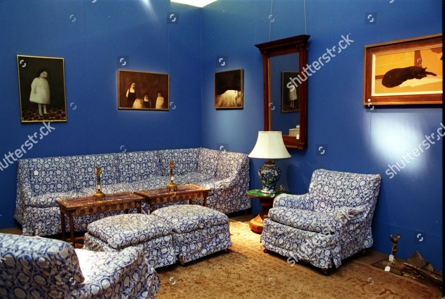 Sothebys Auction Furniture Rogers Family House Blue