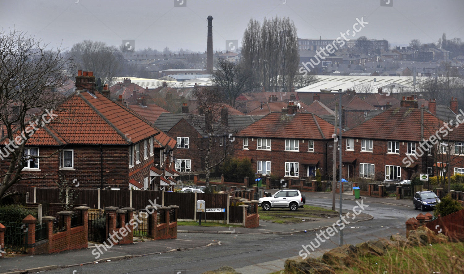 Kirkholt Estate Near Rochdale Manchester Editorial Stock Photo Stock