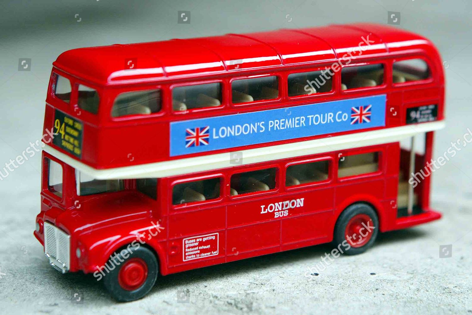 Routemaster London Bus Memorabilia Toys Postcards Editorial Stock Photo ...