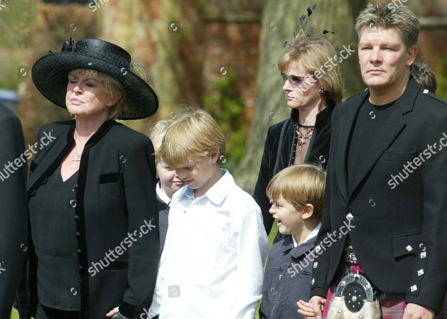 Tv Star Caron Keating Funeral Hever Church Editorial Stock Photo 