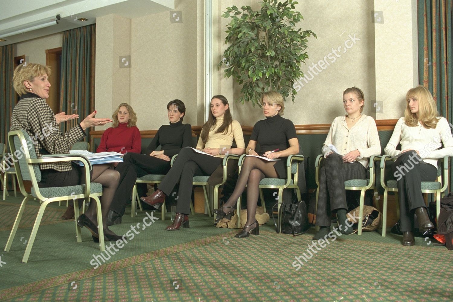 Professional Women Taking Part Two Day Course Editorial Stock