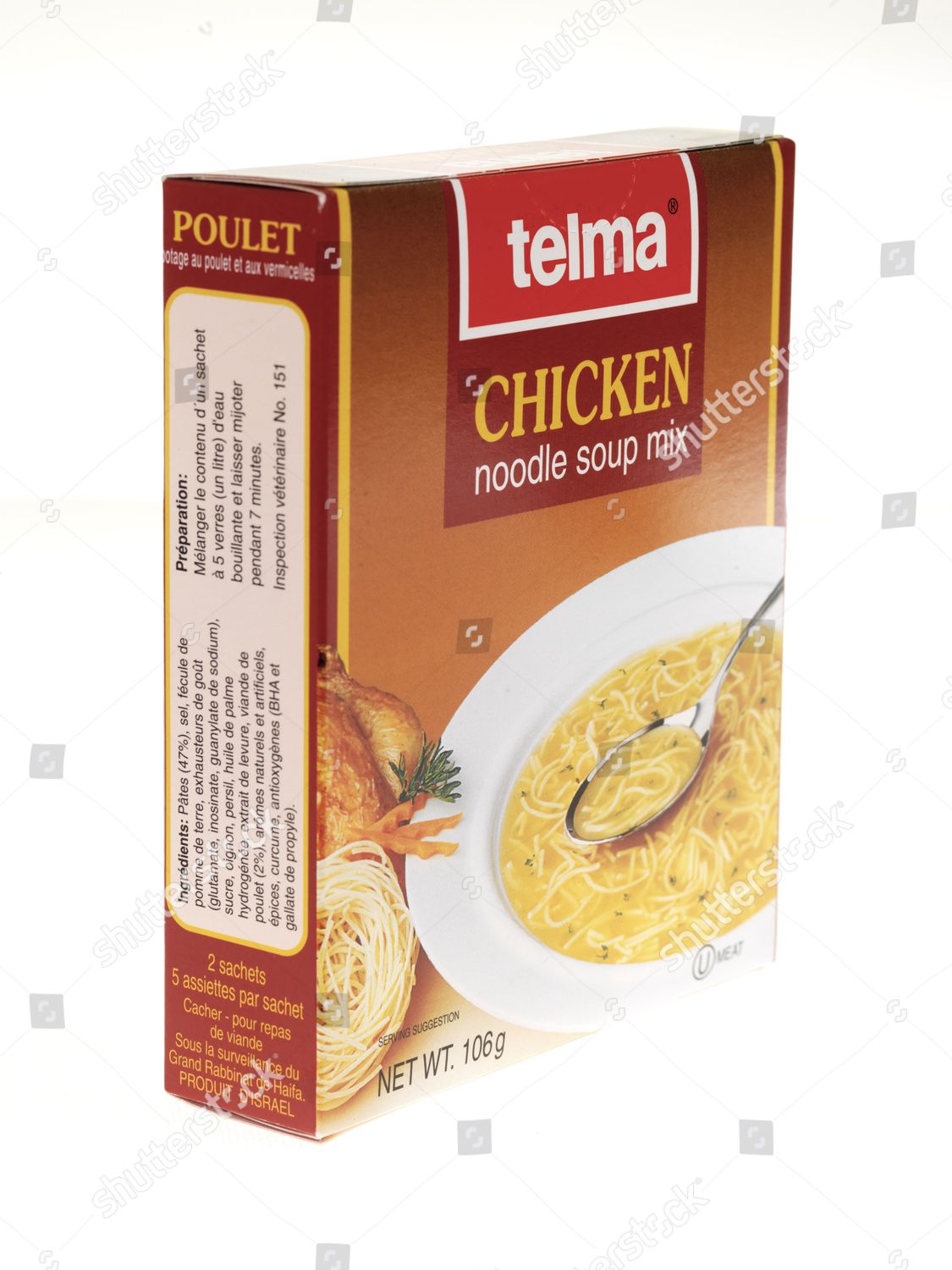 Telma Chicken Noodle Soup Mix Editorial Stock Photo Stock Image