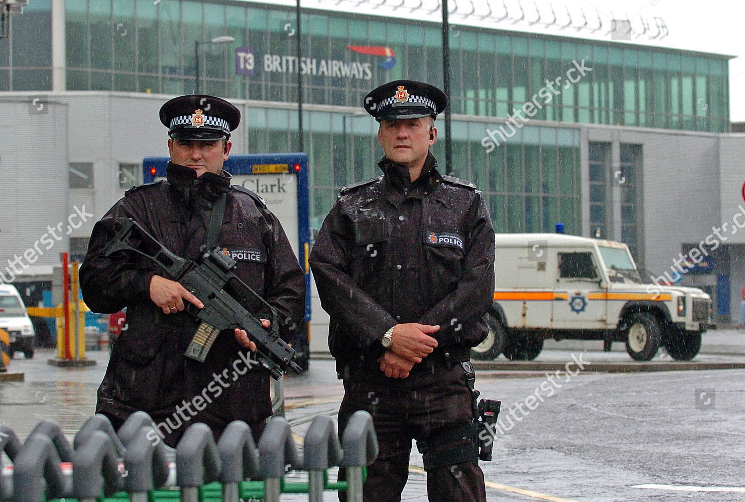 Armed Police Manchester Airport Police Have Editorial Stock Photo