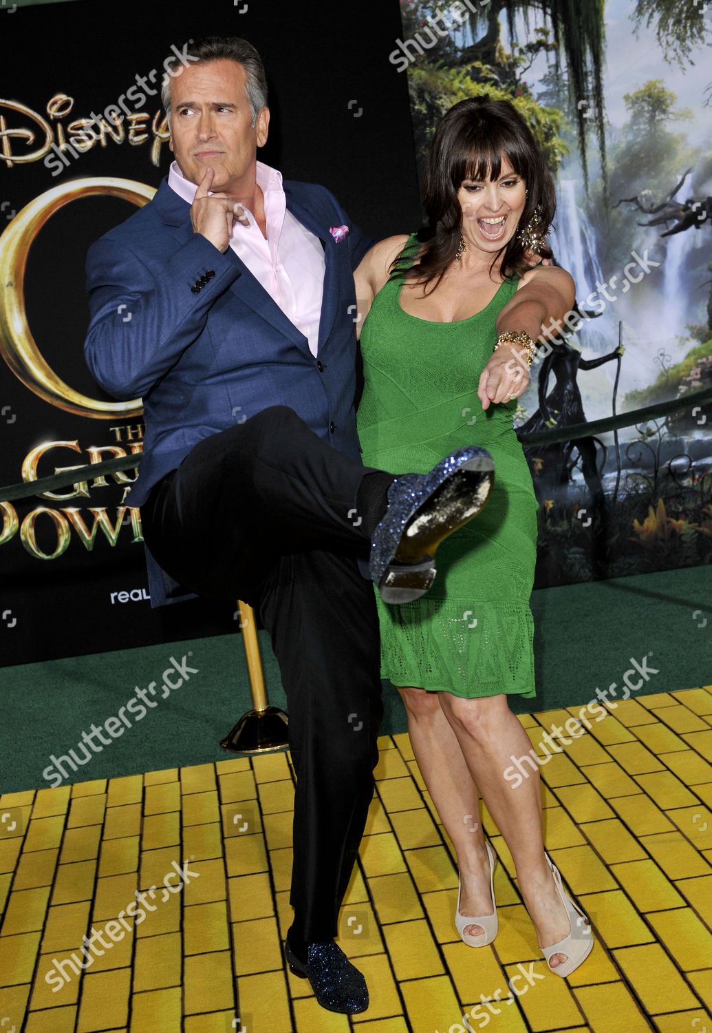 Bruce Campbell Wife Ida Gearon Editorial Stock Photo Stock Image