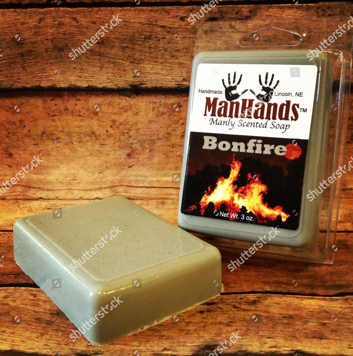 Manhands Bonfire Soap Editorial Stock Photo Stock Image