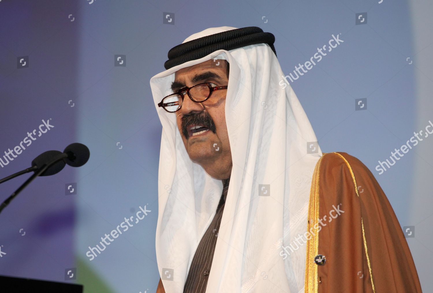 Sheikh Hamad Bin Khalifa Al Thani Editorial Stock Photo - Stock Image