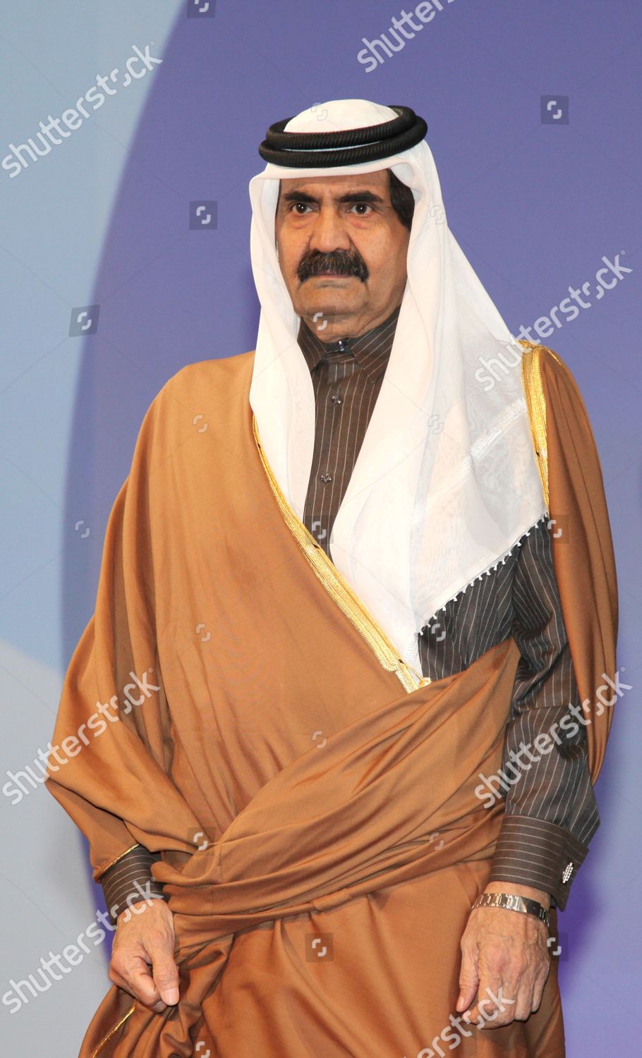 Sheikh Hamad Bin Khalifa Al Thani Editorial Stock Photo - Stock Image
