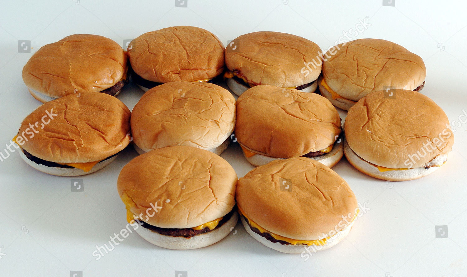 10 Mcdonalds Cheese Burgers Britons Eating Editorial Stock Photo