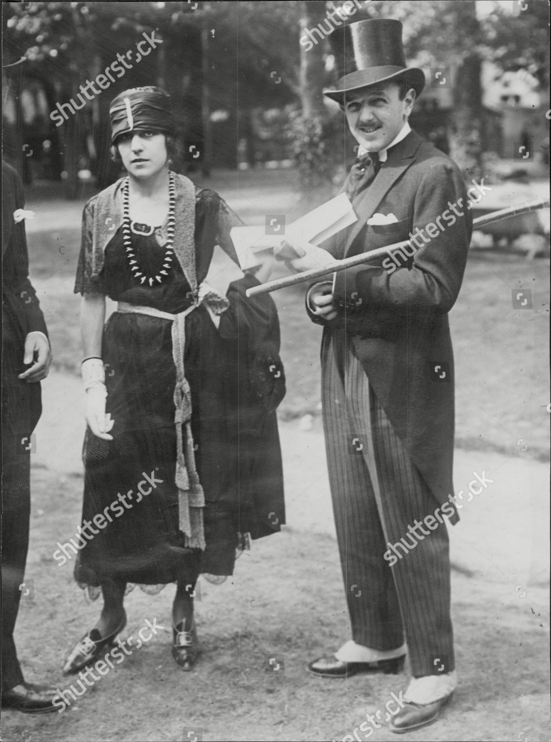 Mens Womens Fashions 1919 Parisian Couple Editorial Stock Photo - Stock ...