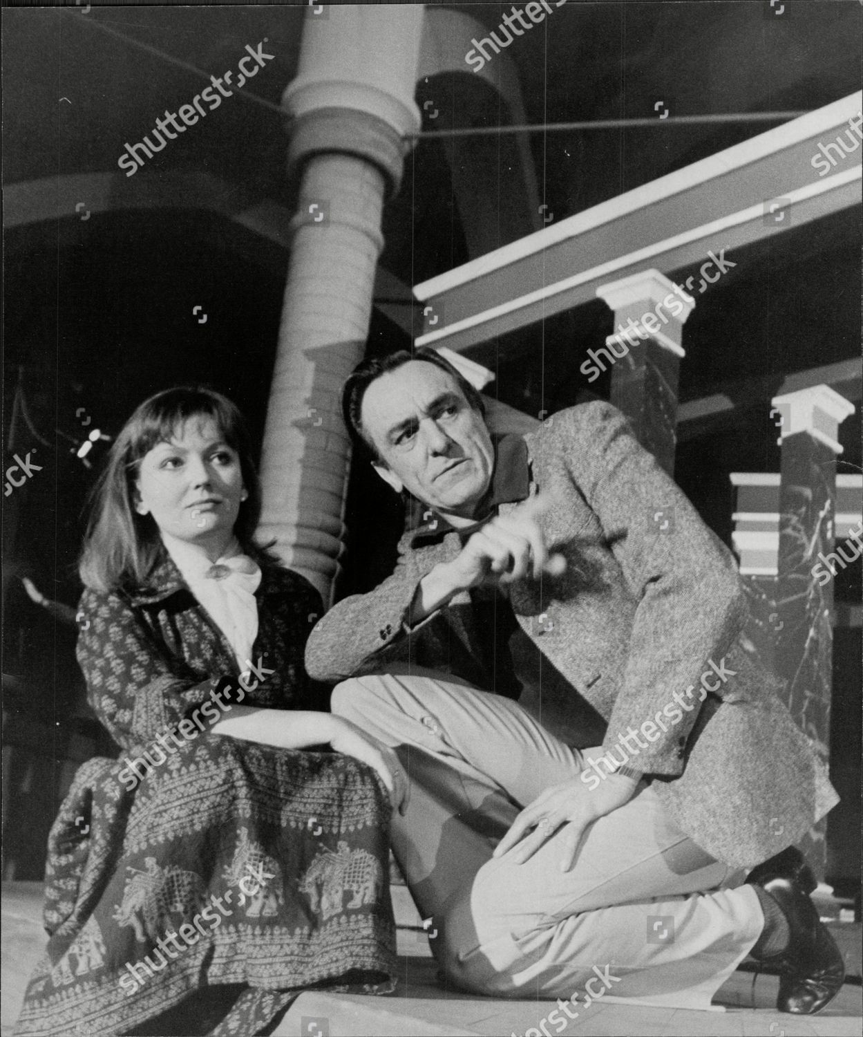 Actor Eric Porter With Actress Sarah Badel Eric Richard Porter (8 April 192...