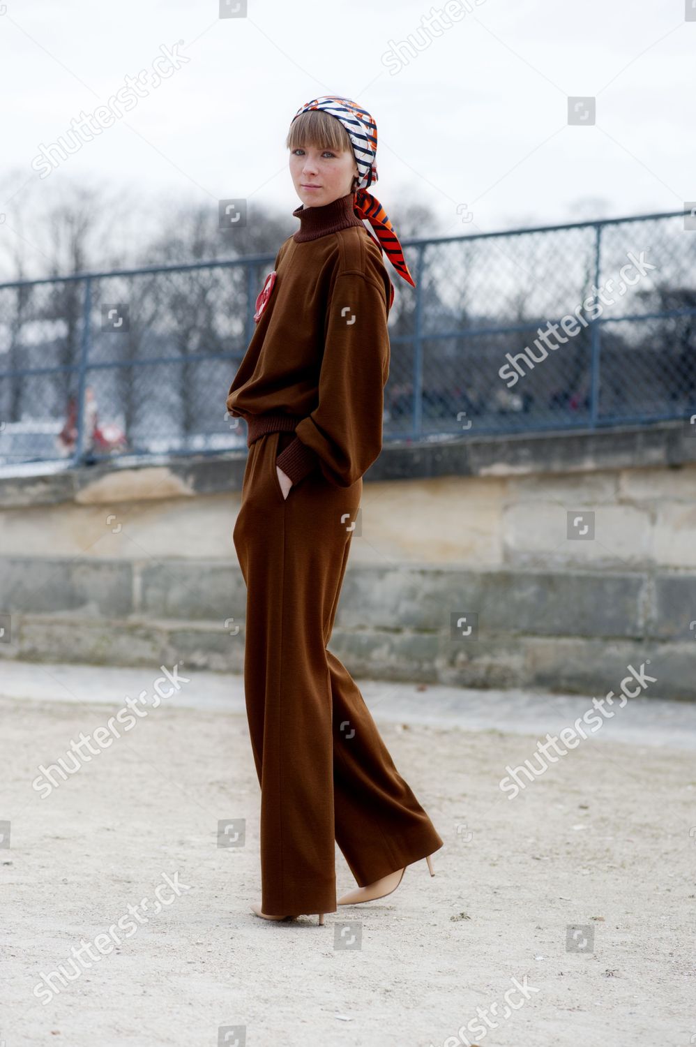 Street Style Vika Gazinskaya Paris Street Style Editorial Stock Photo Stock Image Shutterstock