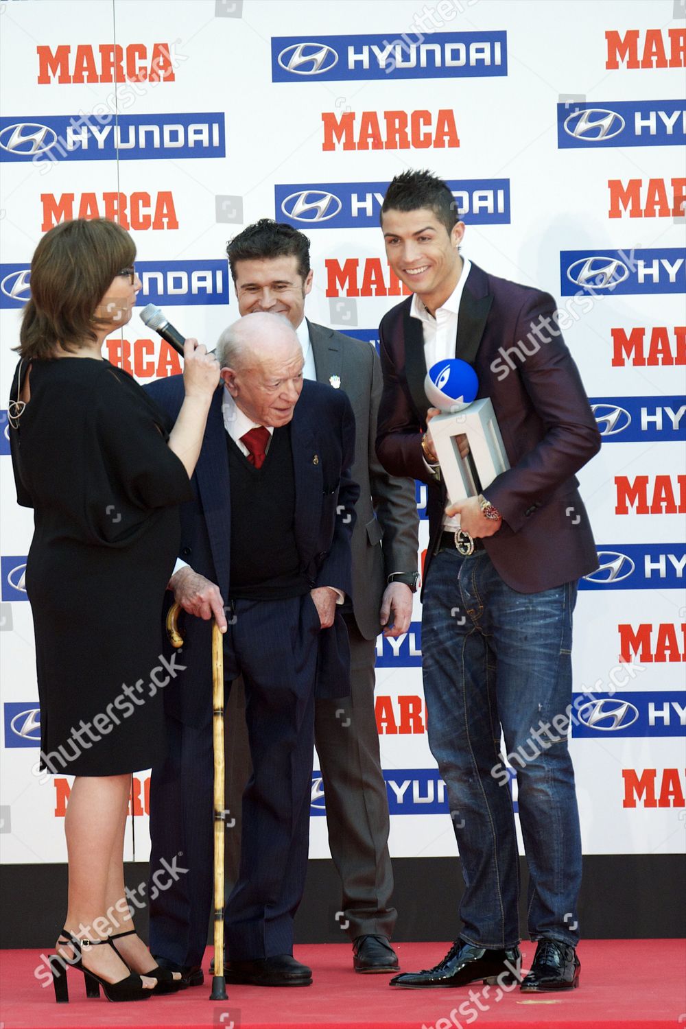 Alfredo Di Stefano Cristiano Ronaldo Editorial Stock Photo Stock