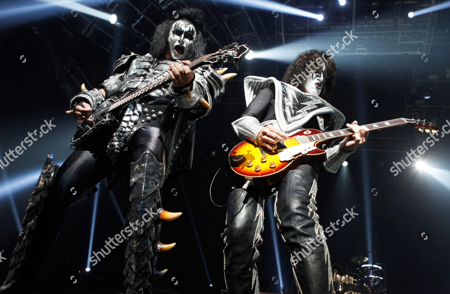 Kiss Gene Simmons Tommy Thayer Editorial Stock Photo Stock Image