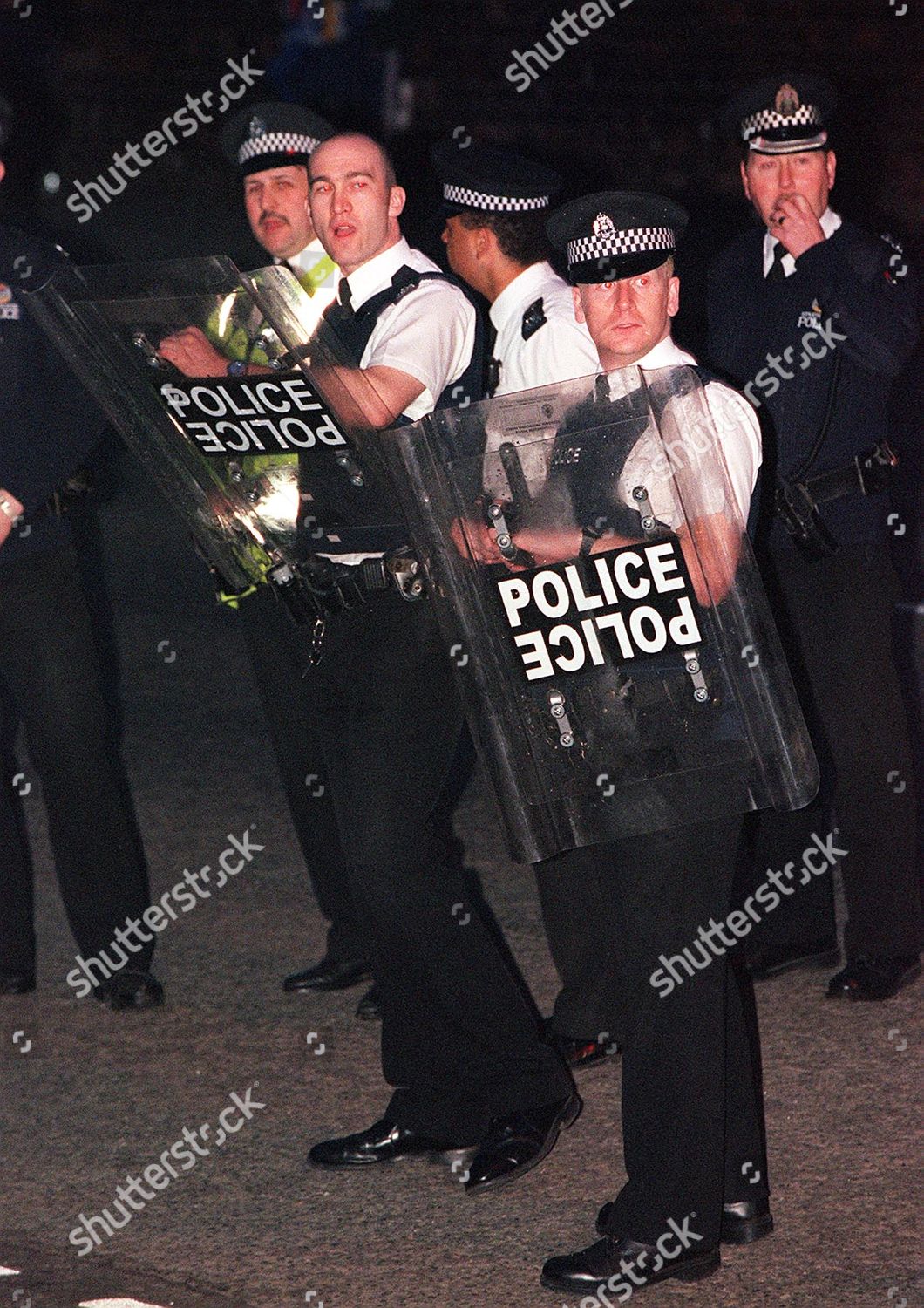 Riot Police On Duke Street Cumbernauld Road Editorial Stock Photo Stock Image Shutterstock