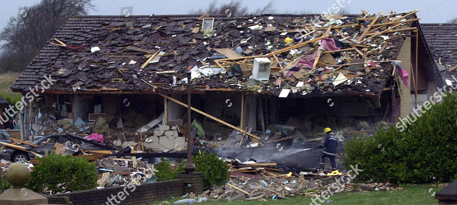 Larkhall Gas Explosion Which Killed All Editorial Stock Photo Stock