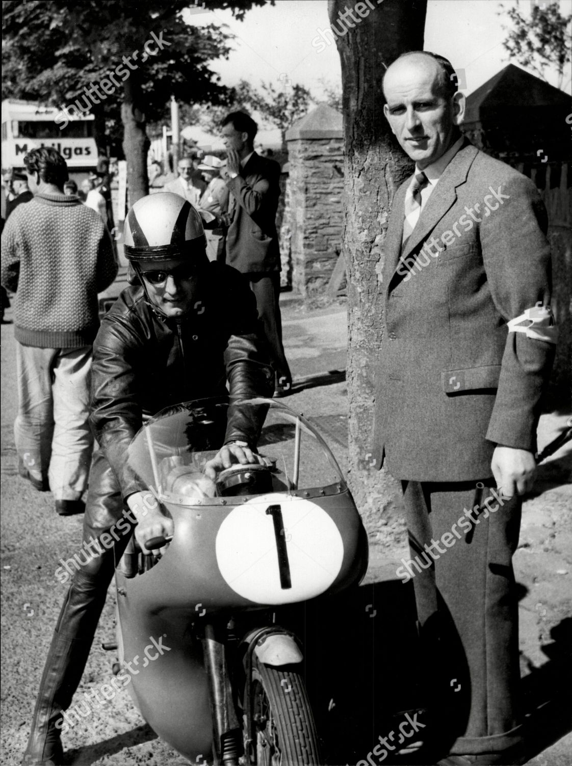 Fred Purslow Motorcycle Racer Isle Man Editorial Stock Photo Stock