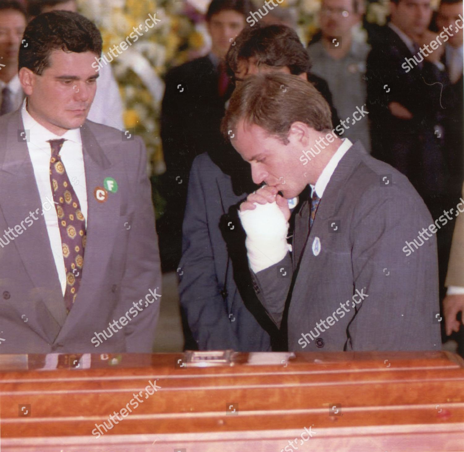 Ayrton Sennas Body Arrives Brazil Rubens Editorial Stock Photo - Stock