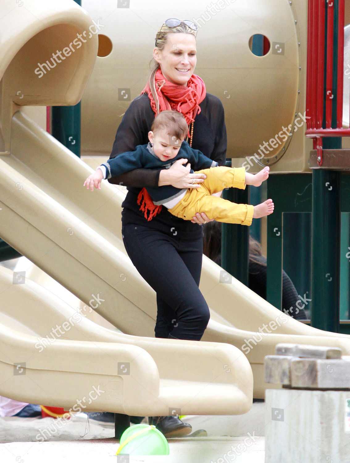 Molly Sims Scott Stuber Son Brooks Editorial Stock Photo - Stock Image