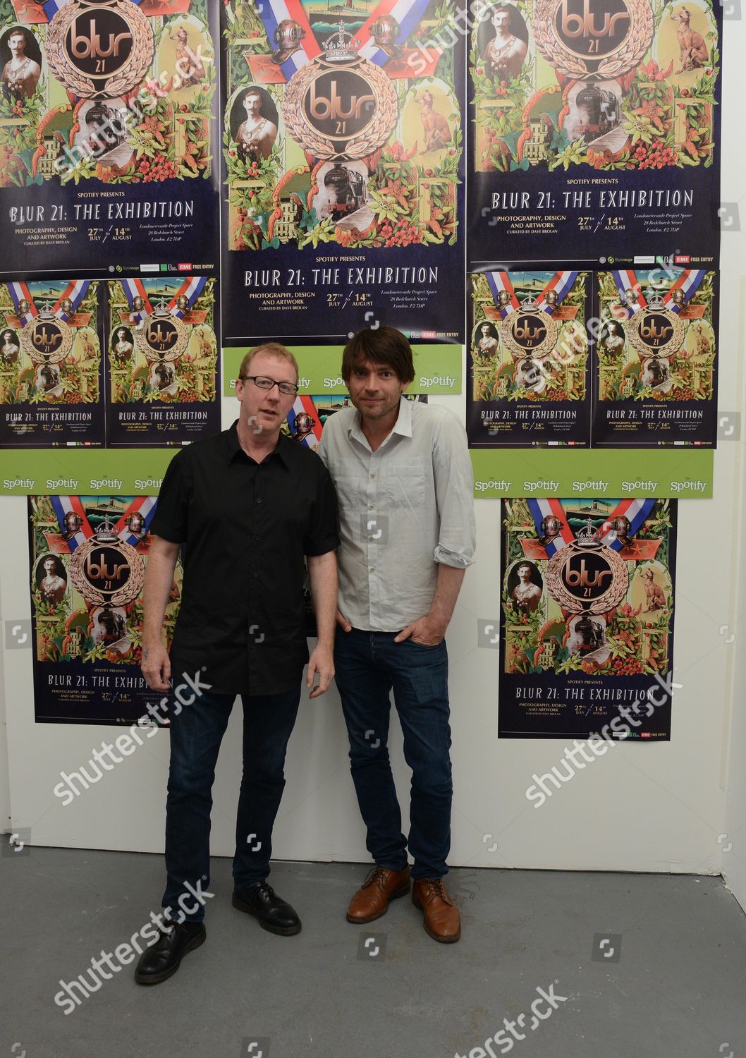 BLUR MEMBERS DAVE ROWNTREE ALEX JAMES Editorial Stock Photo - Stock ...