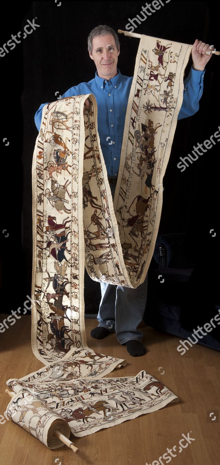 Andy Wilkinson His Bayeux Tapestry Copy Editorial Stock Photo Stock