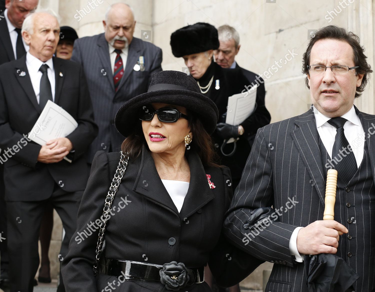 Joan Collins Leaves Her Husband Percy Editorial Stock Photo Stock   Shutterstock 2300144e 