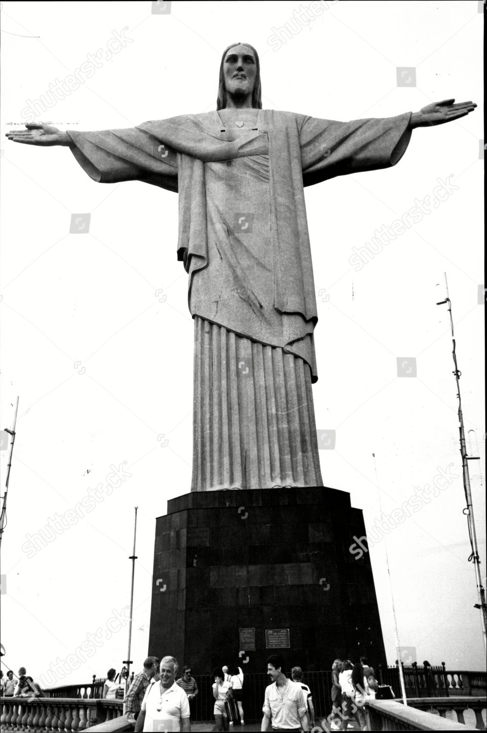 Rio De Janeiro Brazil Statue Christ Redeemer Editorial Stock Photo Stock Image Shutterstock