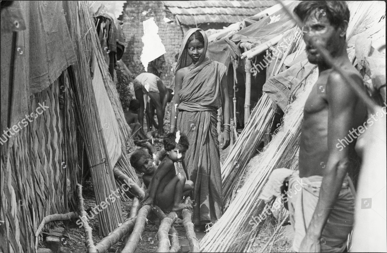Pakistan Civil War Refugees 1971 Flooded Editorial Stock Photo Stock