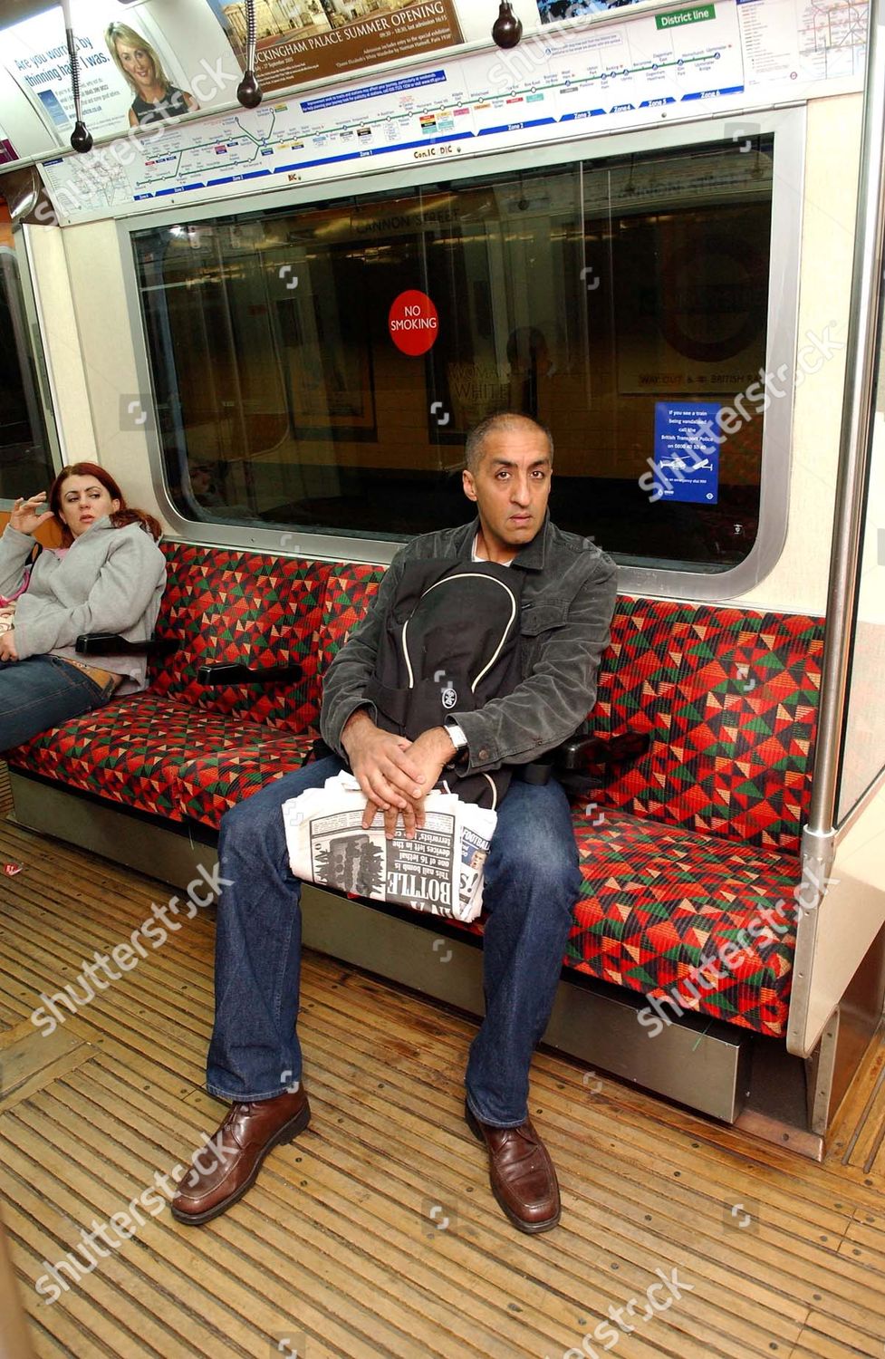 Shekhar Bhatia Travelling On The Tube With A Rucksack Following The London Bombings Asian Journalist Shekhar Bhatia Travelling On The Tube With A Rucksack Following The London Bombings Asian Journalist