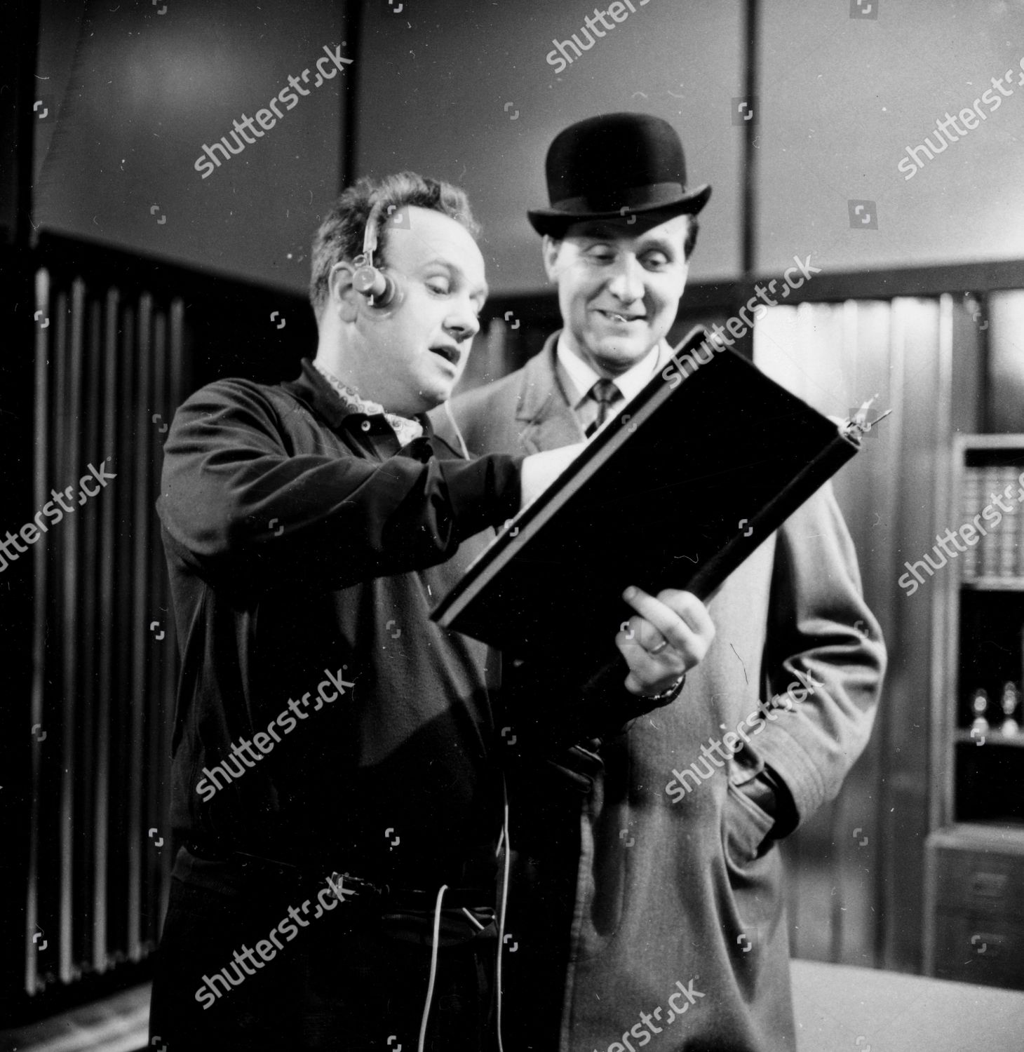 Behind Scenes Patrick Macnee Editorial Stock Photo - Stock Image