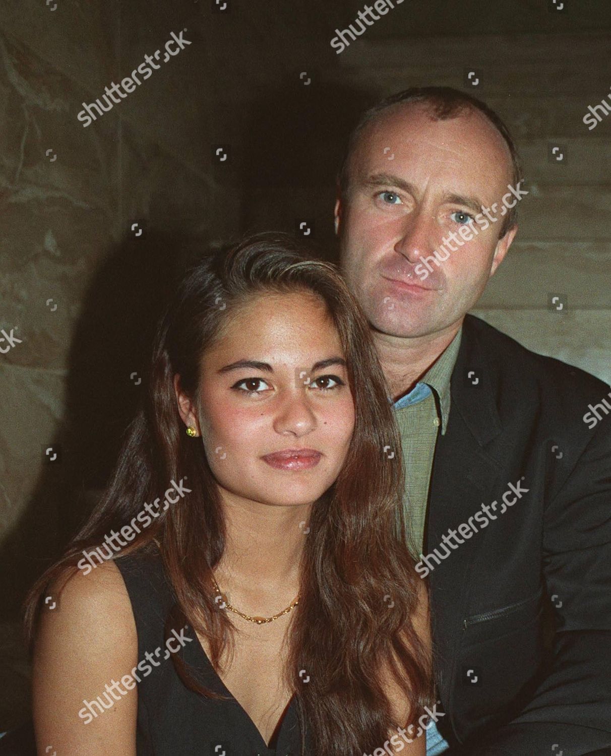PHIL COLLINS ORIANNE CEVEY Editorial Stock Photo - Stock Image
