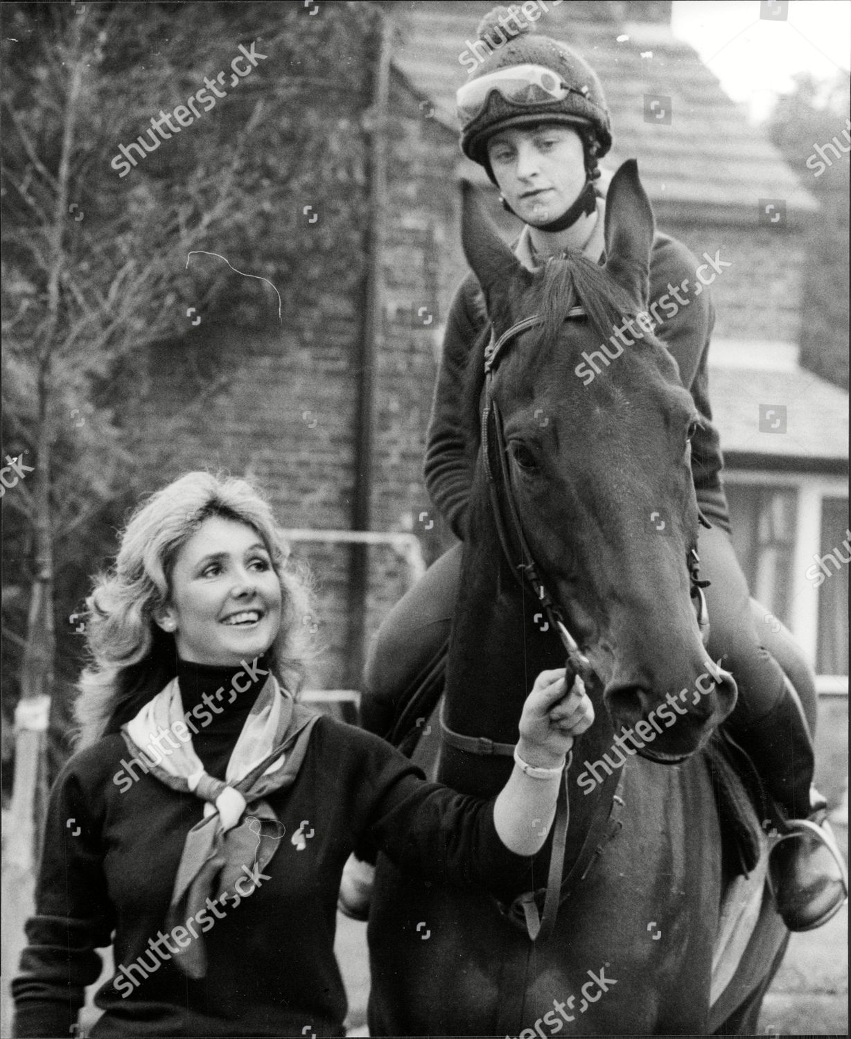 Racehorse Trainer Former Jockey Geraldine Rees Editorial Stock Photo ...