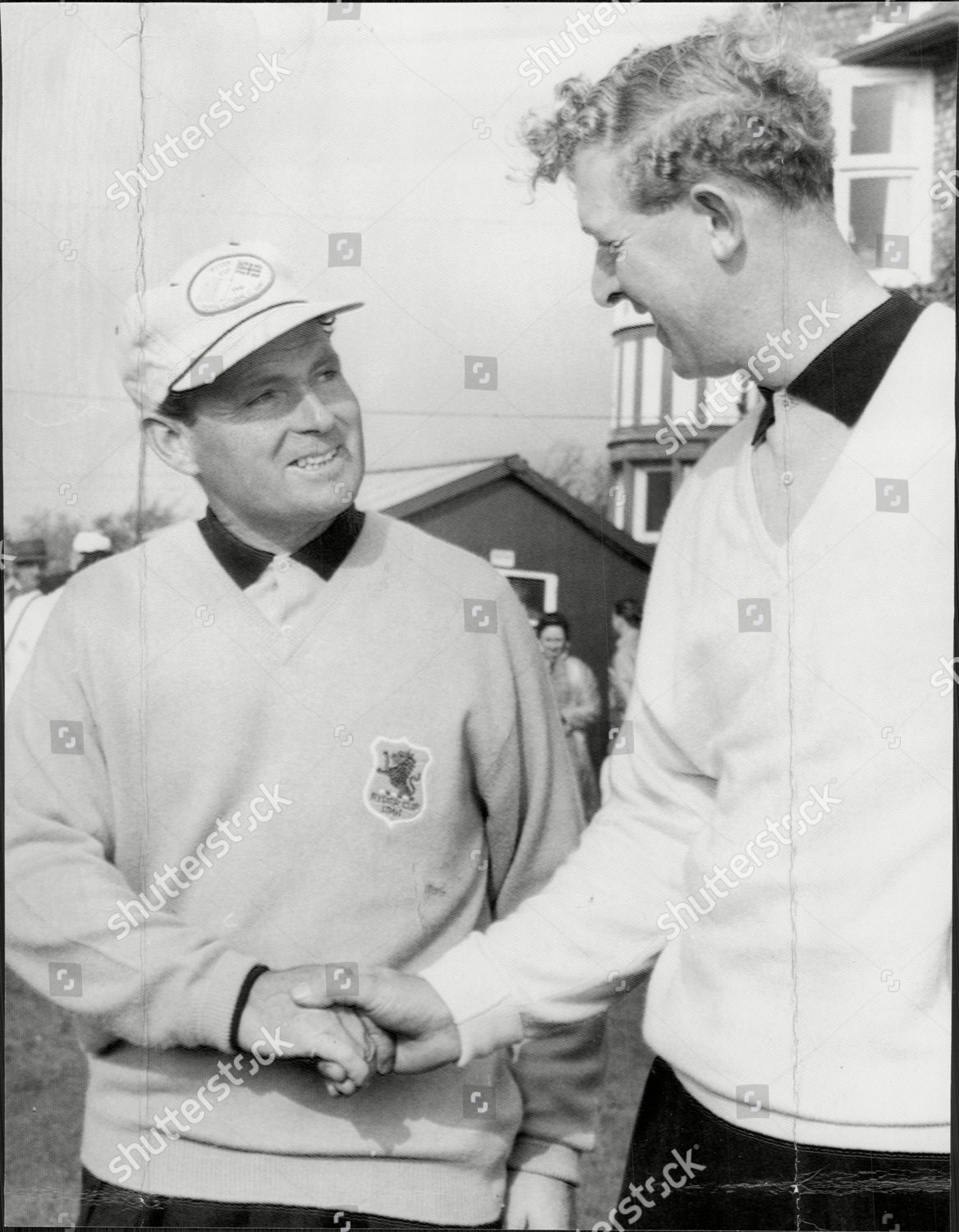 Golfer Dai Rees Left Bernard Hunt Editorial Stock Photo - Stock Image 