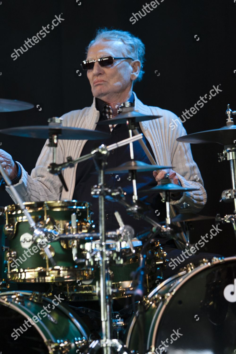 60s Drummer Ginger Baker Performs Ginger Editorial Stock Photo Stock