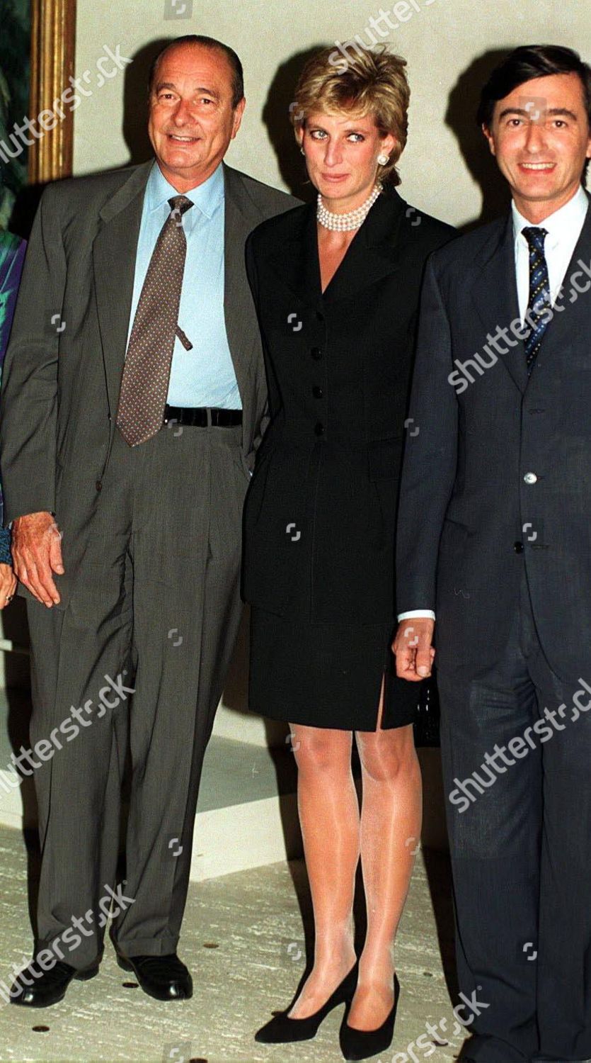 Princess Diana Jacques Chirac Editorial Stock Photo - Stock Image ...