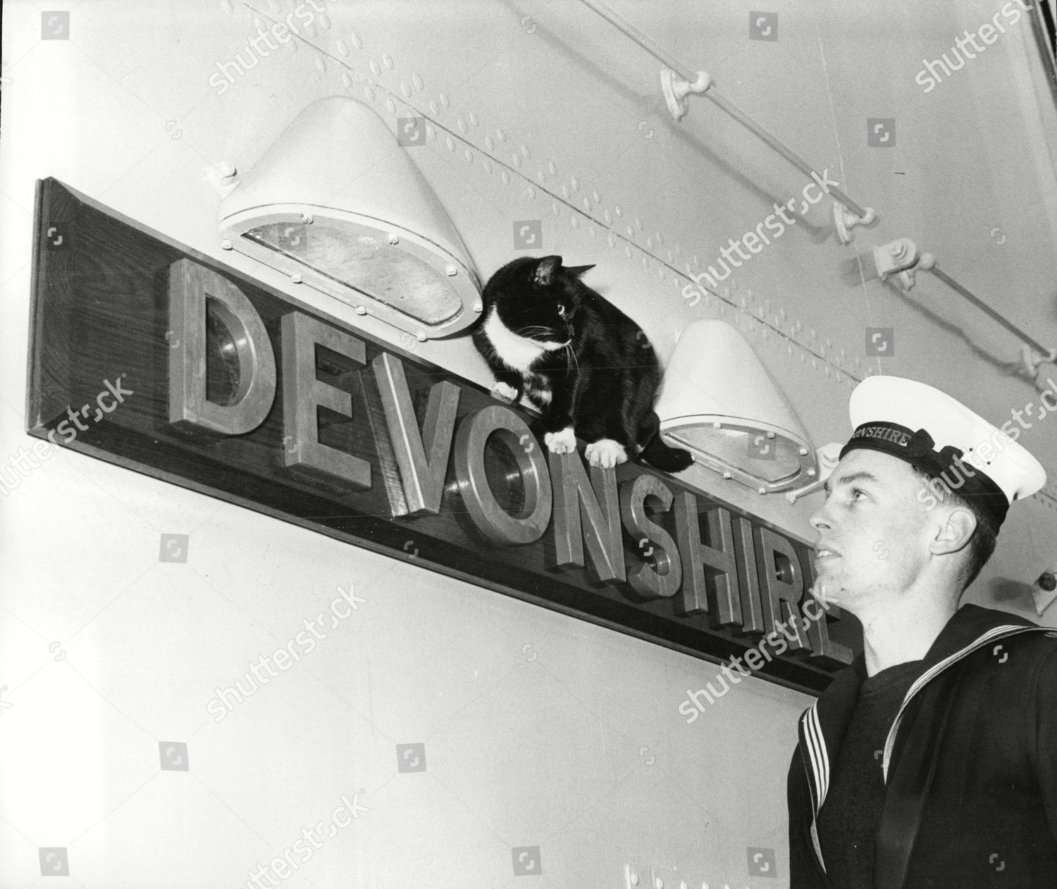 Hms Devonshire Royal Navy Destroyer Ship Editorial Stock Photo Stock