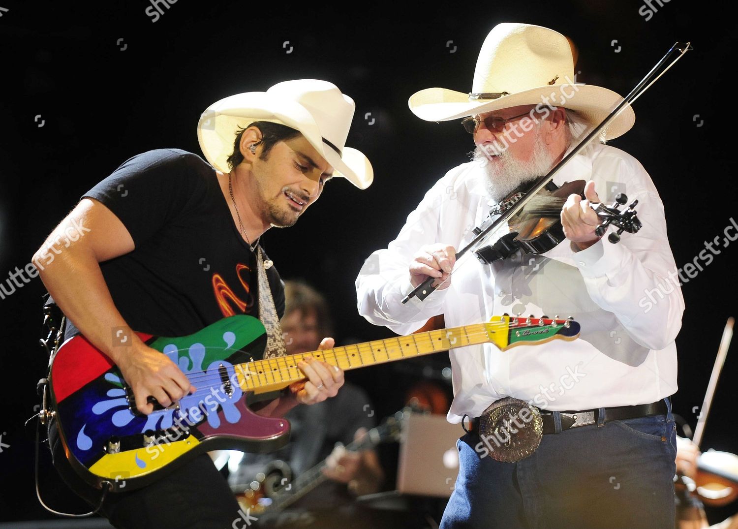 Brad Paisley Charlie Daniels Editorial Stock Photo - Stock Image ...