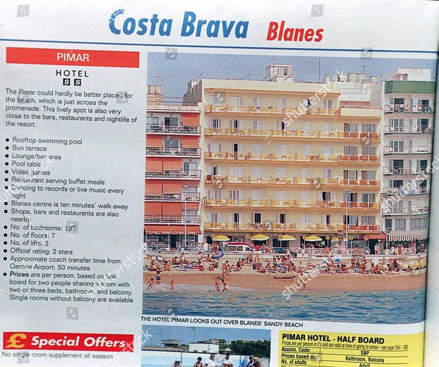 Pimar Hotel On Costa Brava Featured Skytours Editorial Stock Photo Stock Image Shutterstock
