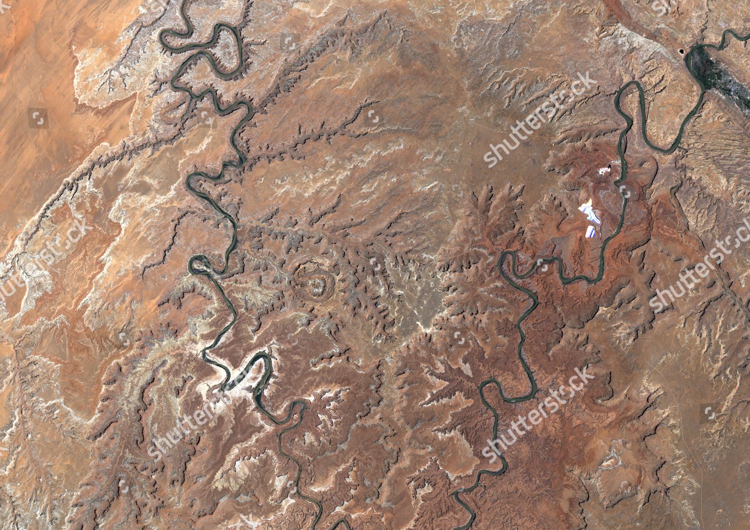 Upheaval Dome Meteor Impact Crater Utah Editorial Stock Photo Stock