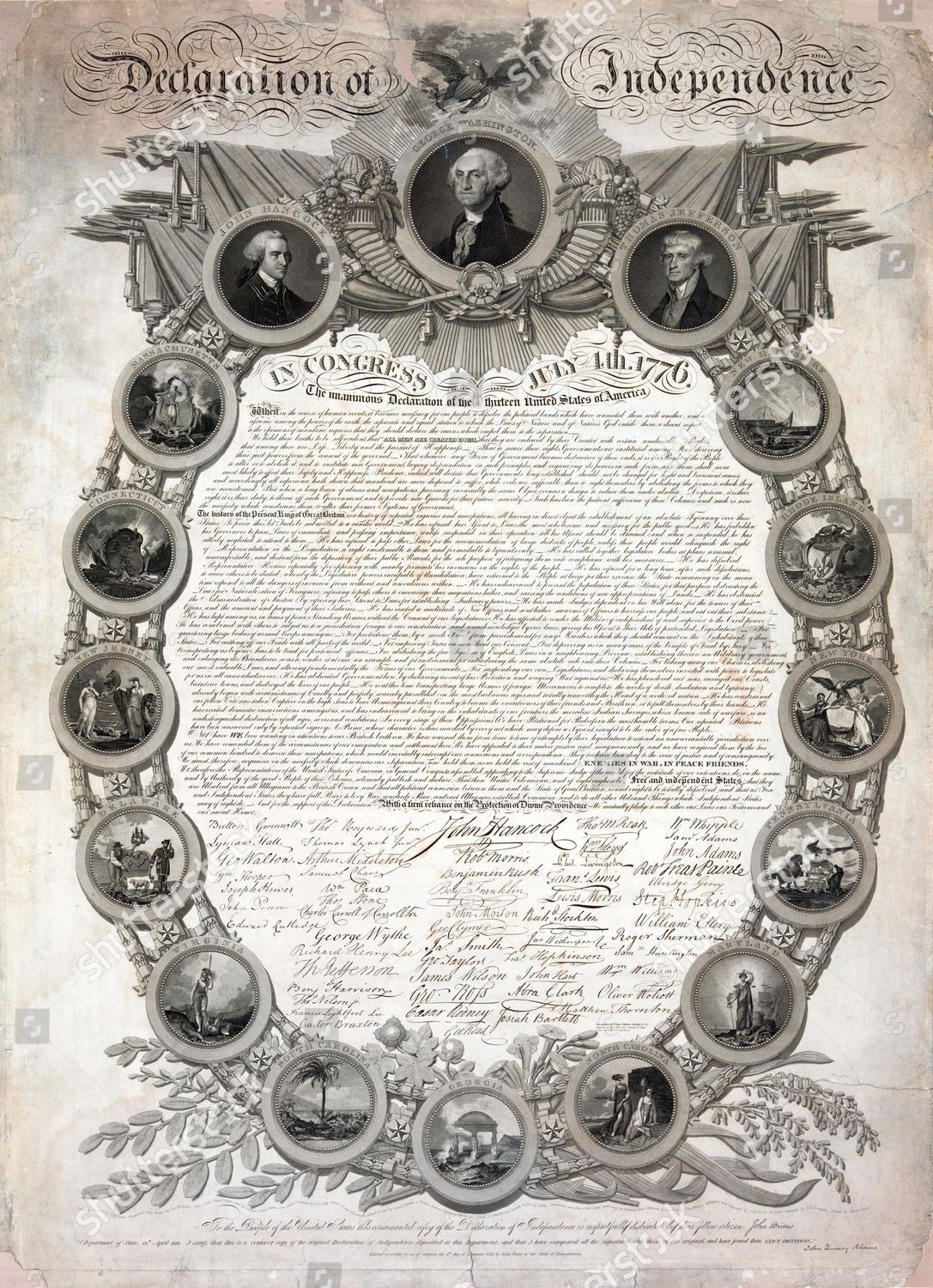 who read the final draft of the declaration of independence