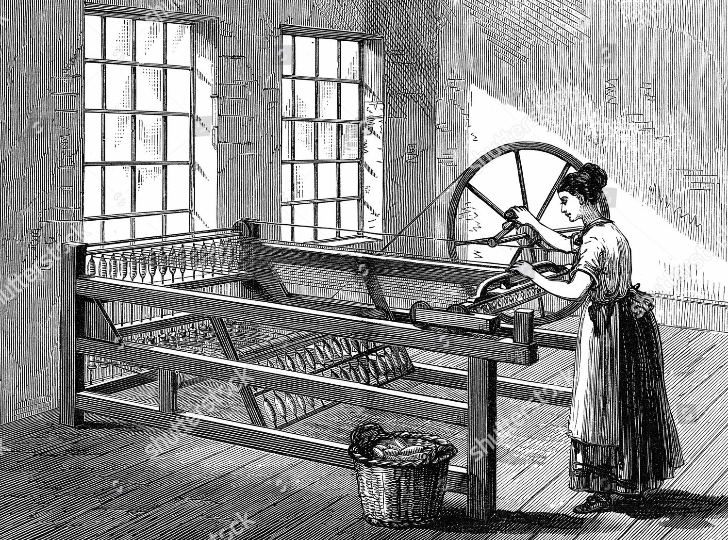 woman-using-spinning-jenny-invented-by-editorial-stock-photo-stock