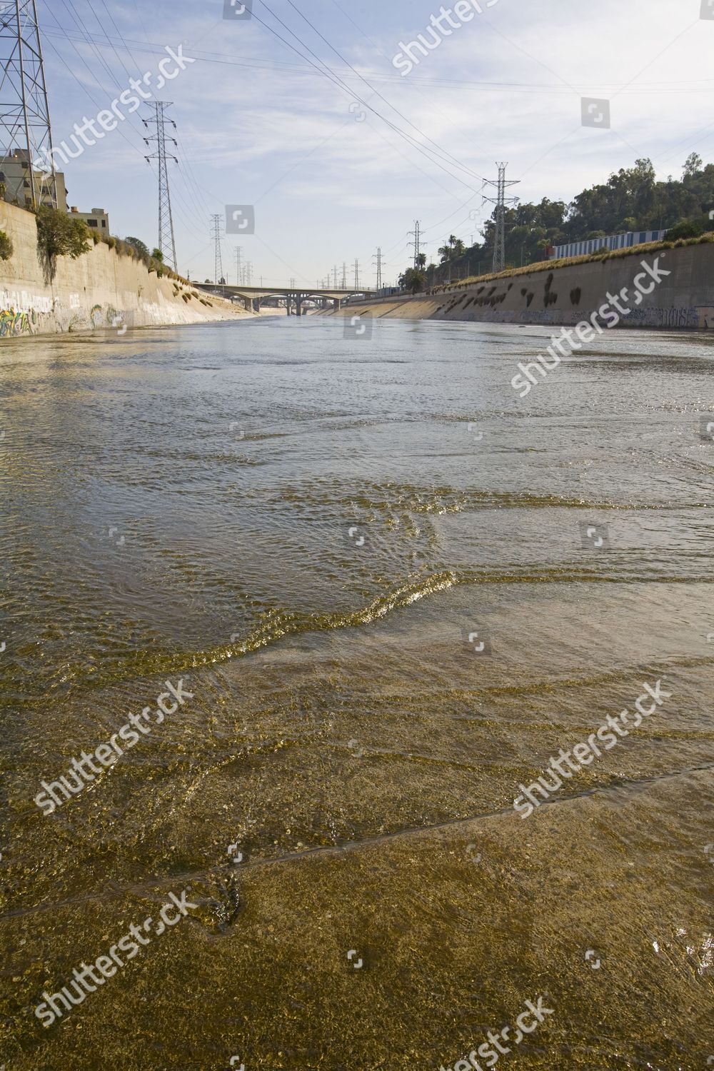 Confluence Arroyo Seco Los Angeles River Editorial Stock Photo Stock