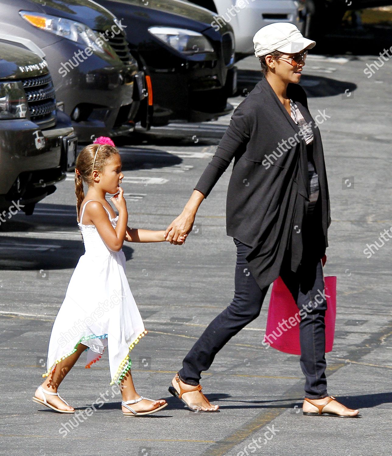 Halle Berry Daughter Nahla Aubry Editorial Stock Photo Stock Image