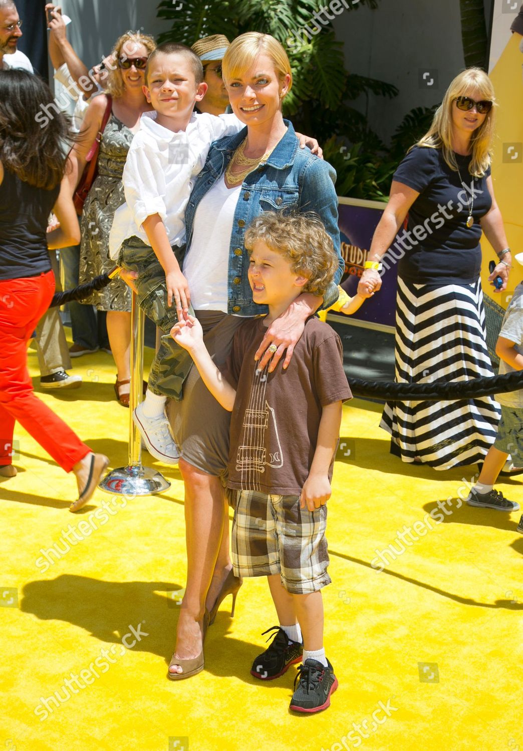 Jaime Pressly Son Dezi James Calvo Editorial Stock Photo Stock Image