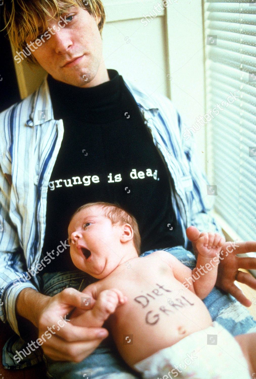 Kurt Cobain His Daughter Frances Bean Editorial Stock Photo Stock Image Shutterstock