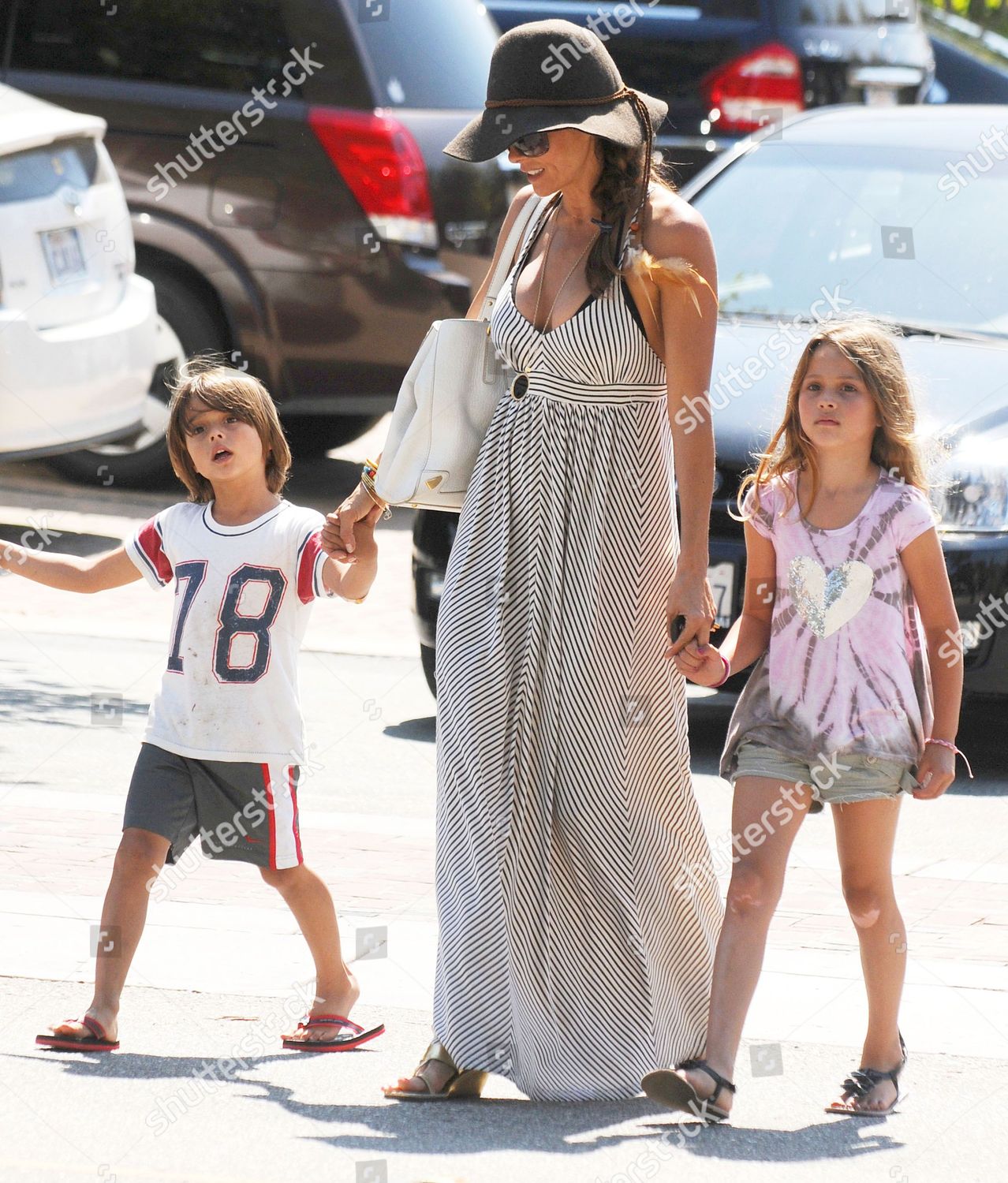 Brooke Burke Charvet Son Shaya Braven Editorial Stock Photo - Stock