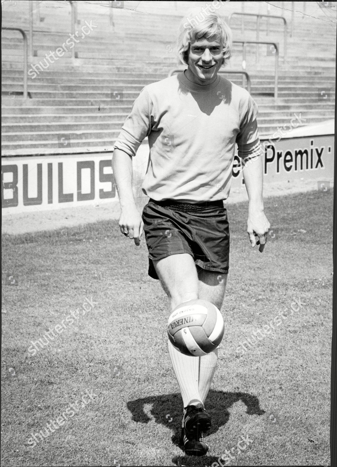 Footballer Dave Roberts During His Time Editorial Stock Photo - Stock Image