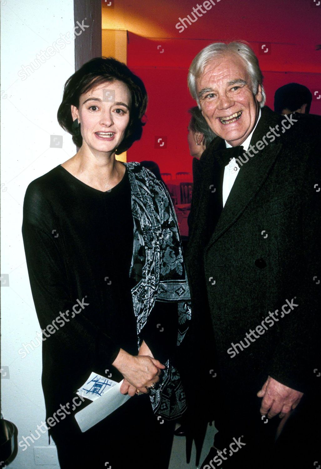 Cherie Blair Father Antony Booth Editorial Stock Photo - Stock Image